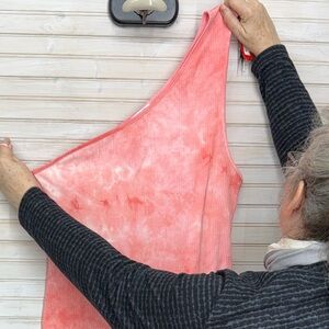 NWOT Fashion Nova Women’s 3X Coral Ribbed Maxi Dress